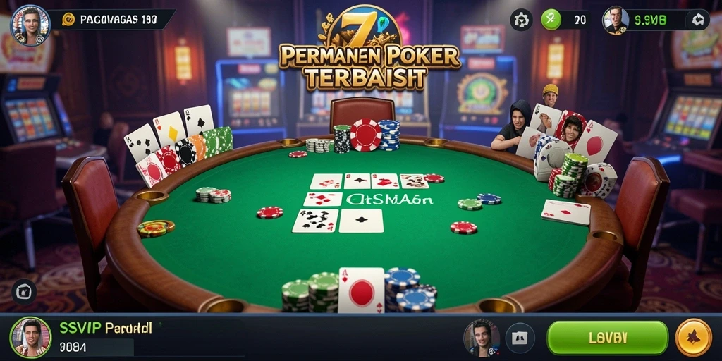 Tampilan gameplay Poker yang menarik di 7SVIP.