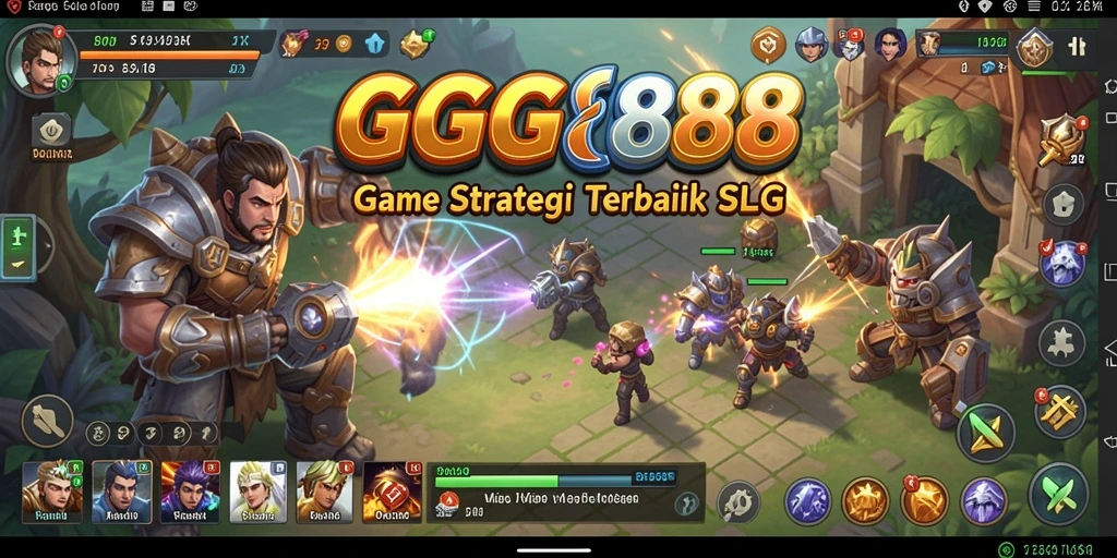 Tampilan gameplay strategis dalam GGG888 yang menantang.