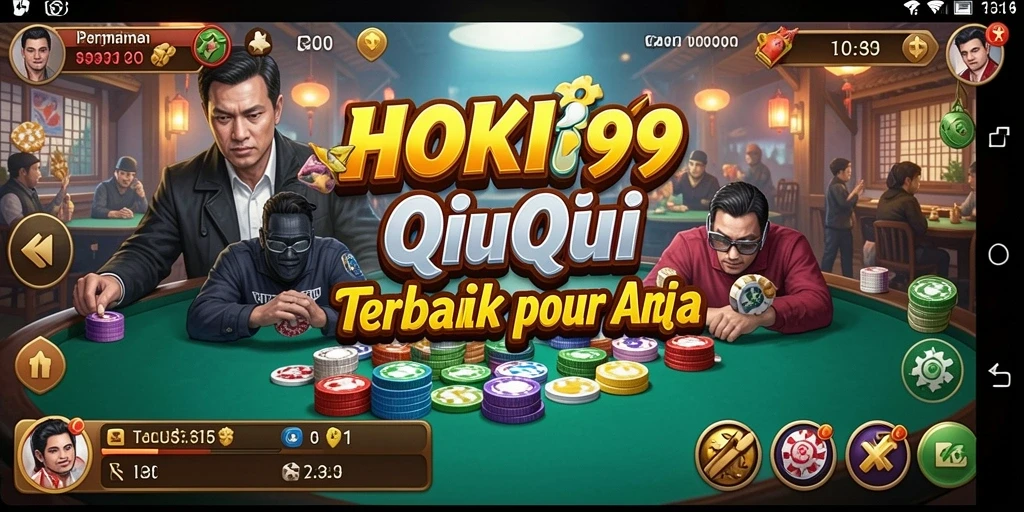 Tampilan gameplay seru HOKI99 dengan suasana QiuQiu.