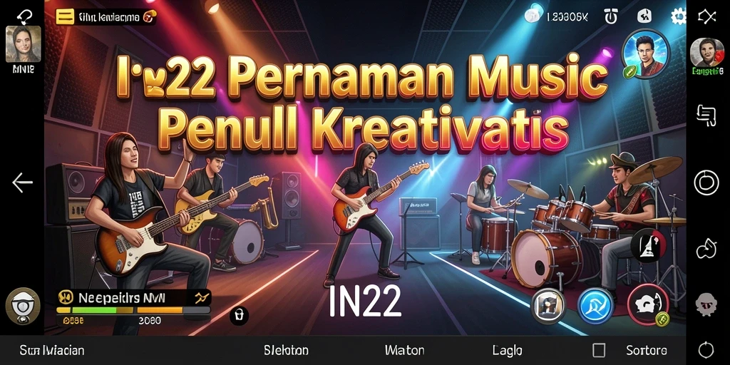Gameplay seru dari IN22 yang menguji keterampilan musik.