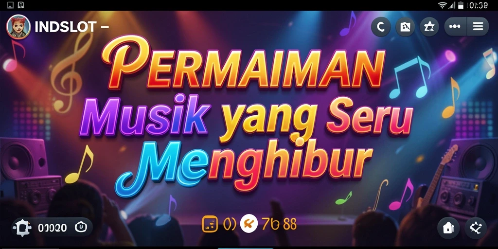 Tampilan gameplay INDSLOT yang penuh warna dan menarik.