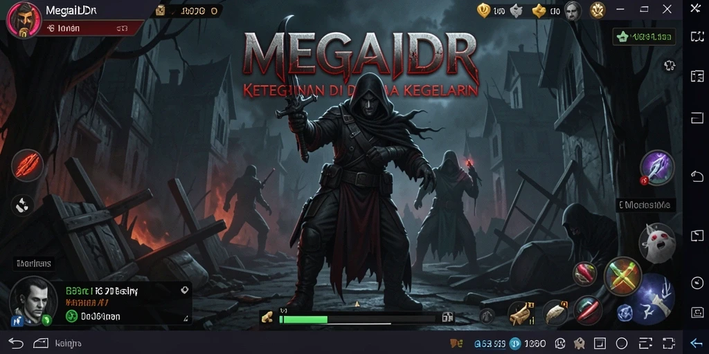 Tangkapan layar menampilkan suasana mencekam dari gameplay Horror.