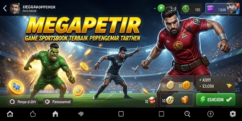 Tampilan gameplay MEGAPETIR yang menarik dan interaktif.