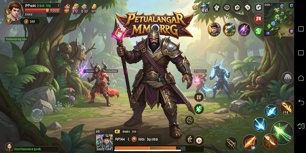 Tampilan gameplay seru di dunia PP444 yang imersif.