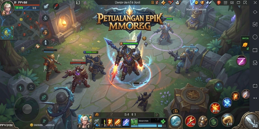 Tampilan gameplay menarik dalam dunia fantasi PPV88.
