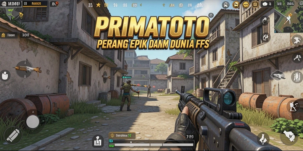 Tampilan gameplay PRIMATOTO yang intens dan penuh aksi.