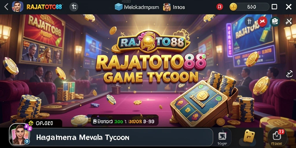 Tampilan gameplay Tycoon yang seru dan interaktif di RAJATOTO88.