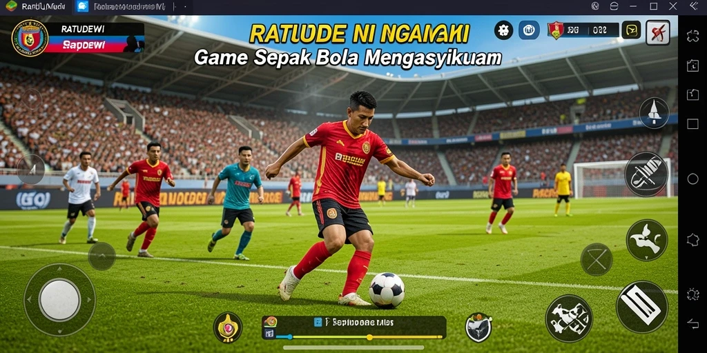 Tampilan gameplay menegangkan dari RATUDEWI yang memukau.