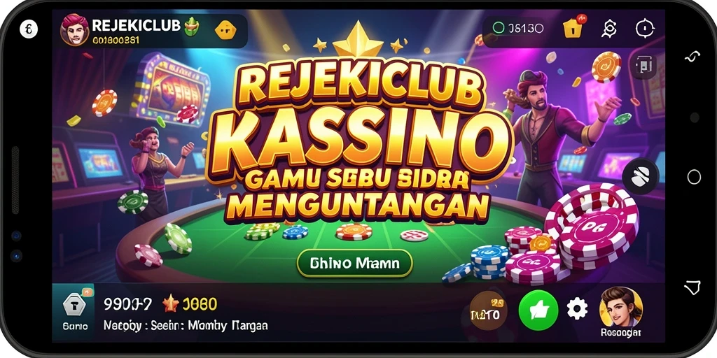 Tampilan gameplay menarik di REJEKICLUB dengan berbagai jenis permainan Kasino.