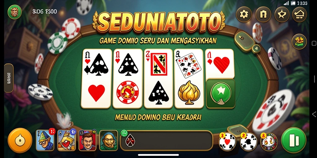 Tampilan gameplay SEDUNIATOTO yang menarik dan seru.