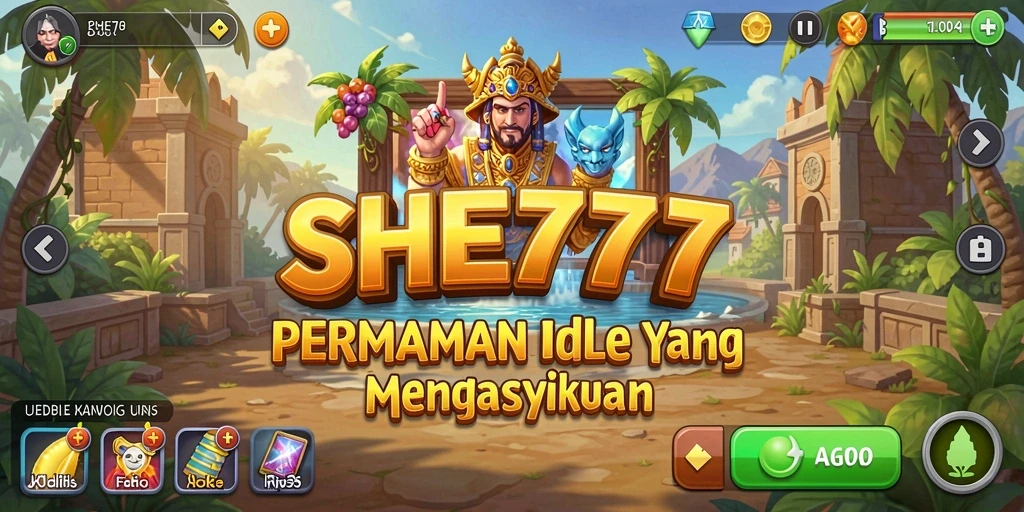 Screenshot gameplay menunjukkan keseruan dan strategi dalam SHE777.