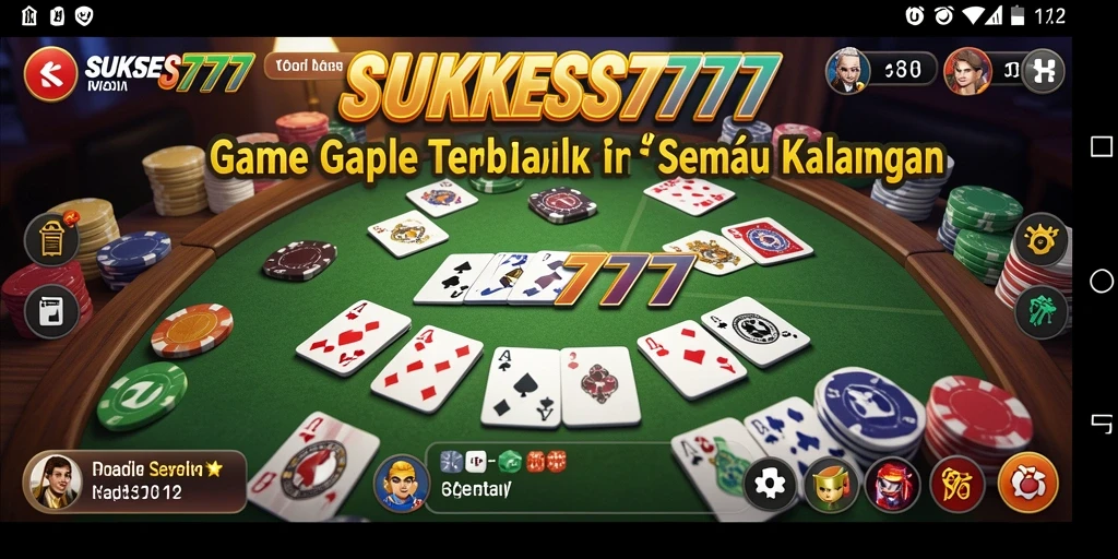 Tampilan gameplay seru dan interaktif di SUKSES777.