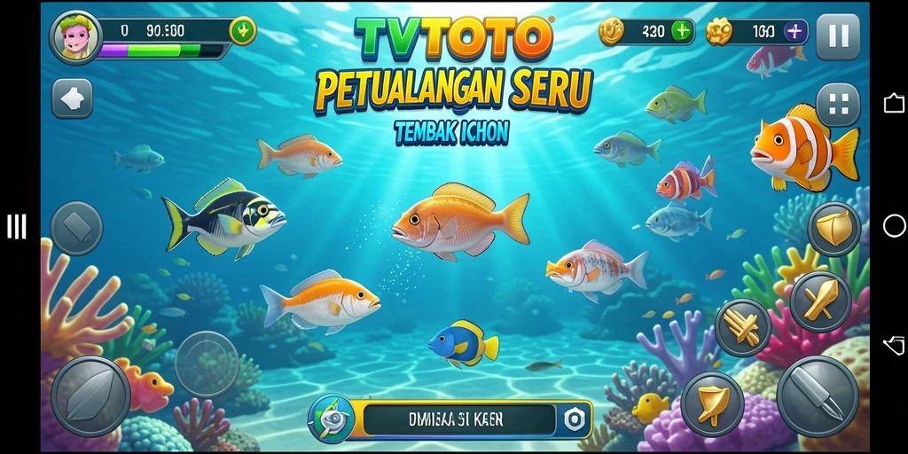Screenshot gameplay Tembak Ikan yang menarik dan seru.