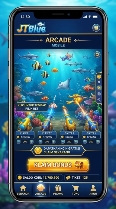 Screenshot aplikasi jtblue saat mengunduh game terbaru.